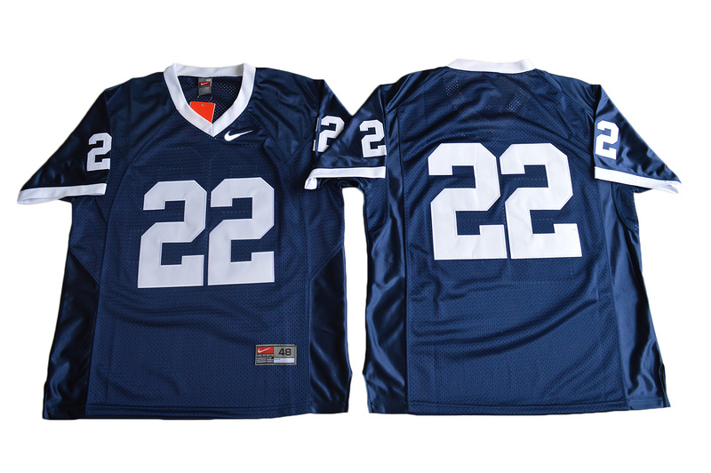 2017 Penn State Nittany Lions #22 College Football Jersey - Navy Blue->atlanta falcons->NFL Jersey